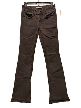 SO Women's Dark Brown Wide Leg Jeans